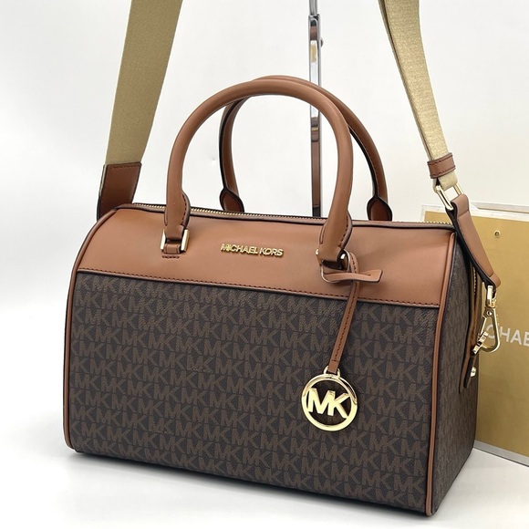 Michael Kors Medium Duffle Satchel Crossbody Bag - Picture 2 of 8